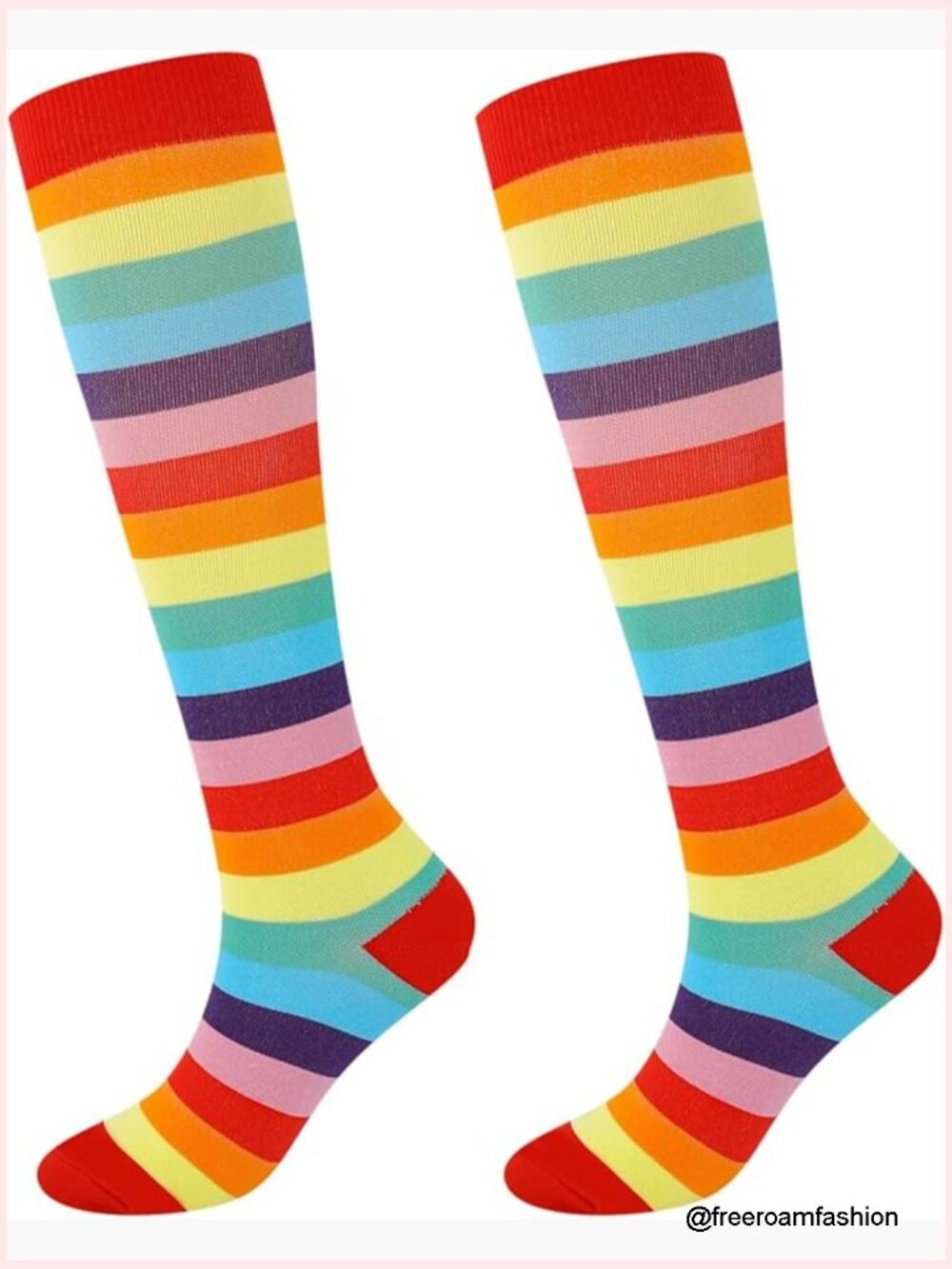 Compression Socks Knee High for Women Running Nurses Travel Athletic Support